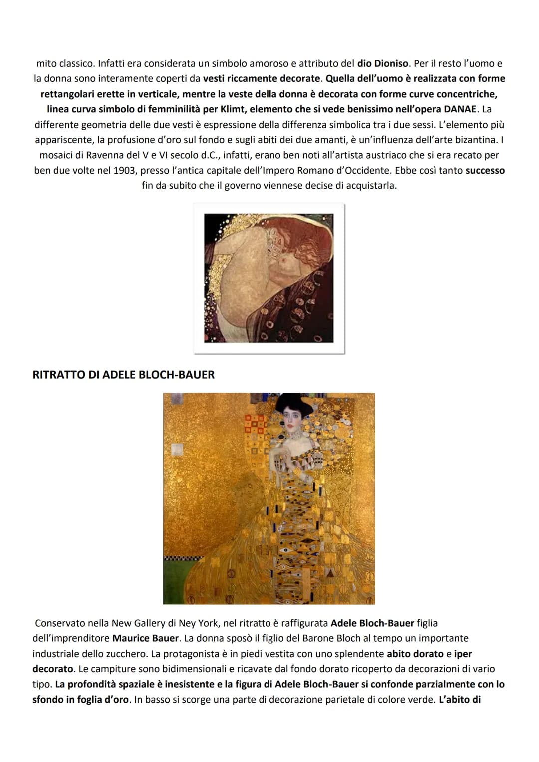 GUSTAV KLIMT
Gustav Klimt nacque in un sobborgo di Vienna nel 1862, ed è considerato uno dei più importanti pittori
austriaci ed uno degli a