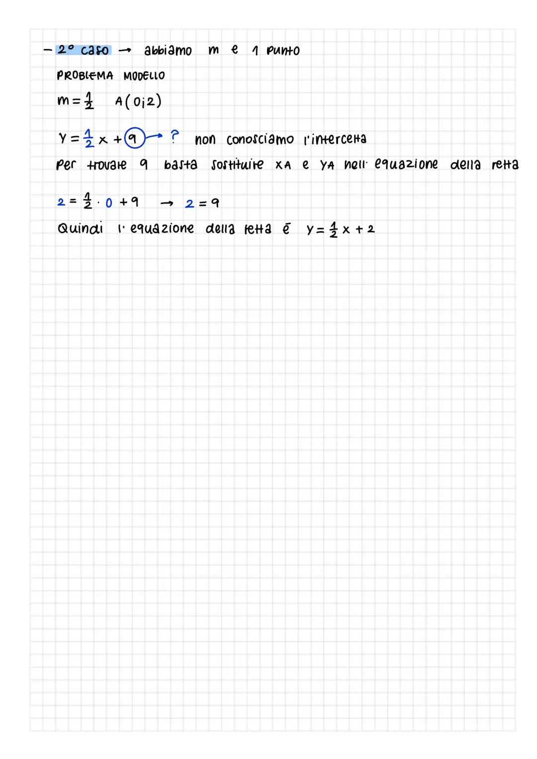 # Equazione della reta

I'equazione generica di una reha varia quando:

*   са тена е verticale

←
tuti i Punti di
questa retta hanno
la x=1