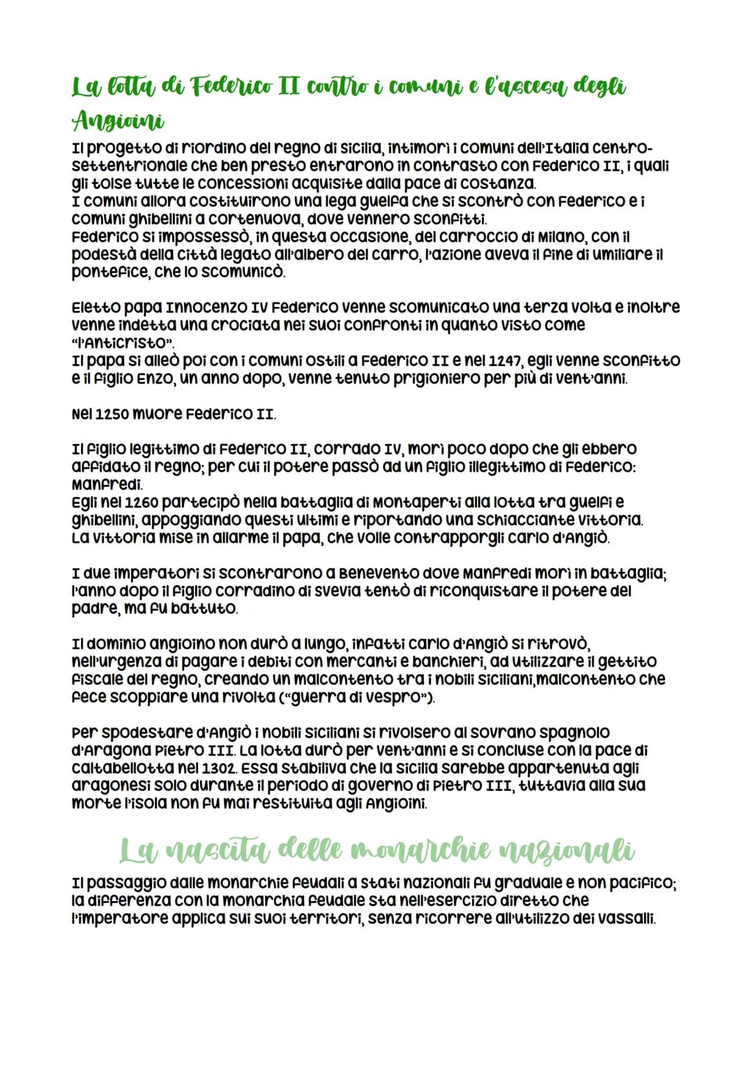 Papato, impero e monarchie
nazionali
L'ultimo scontro tra Papato e Impero
La disputa fra le due massime qutorita politiche
LO Scontro tra pa