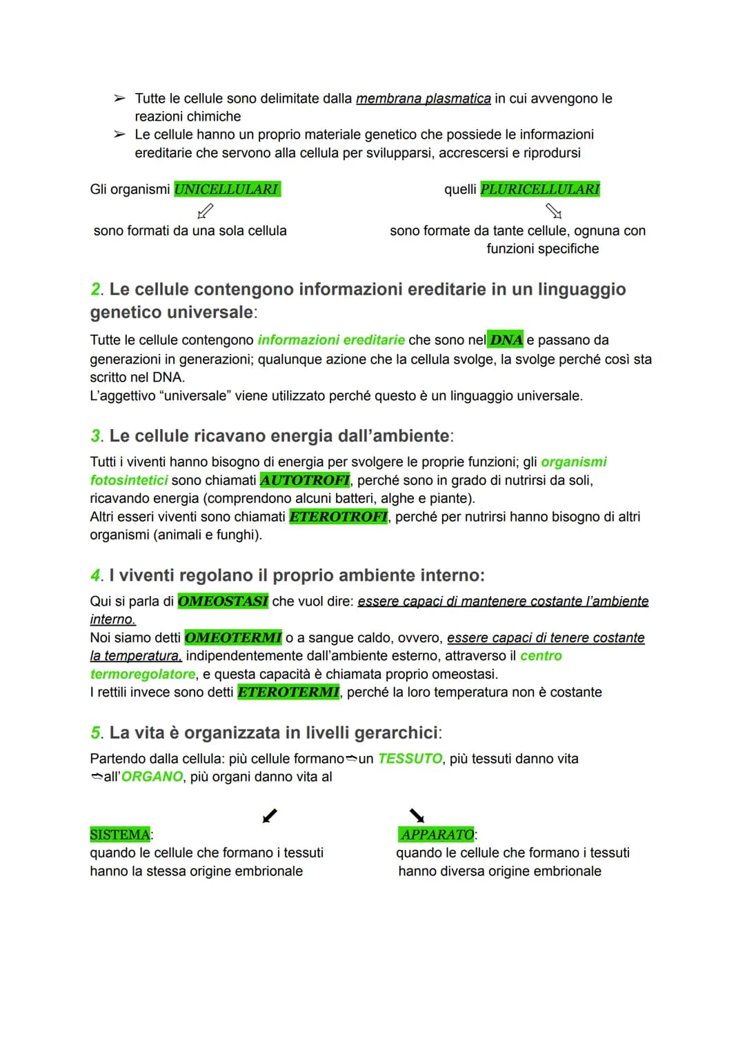 LA BIOLOGIA:
1. BIOLOGIA è un termine greco che deriva da "bios"vita e "olos" materia, quindi è la
scienza che si occupa di tutti gli esseri