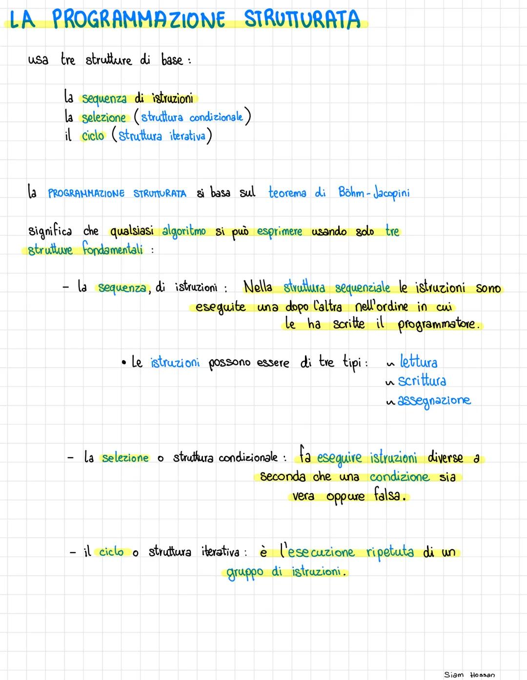# DAL RAGIONAMENTO AL CODING

SIAM HOSSAN

1. Analisi del problema
2. Astrazione
3. Scomposizione del problema
4. Formulazione di algoritmi
