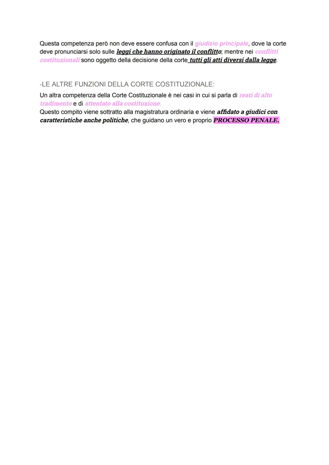 LA CORTE COSTITUZIONALE
La CORTE COSTITUZIONALE è formata da 15 giudici, scelti tra avvocati, magistrati e
professori universitari di diritt