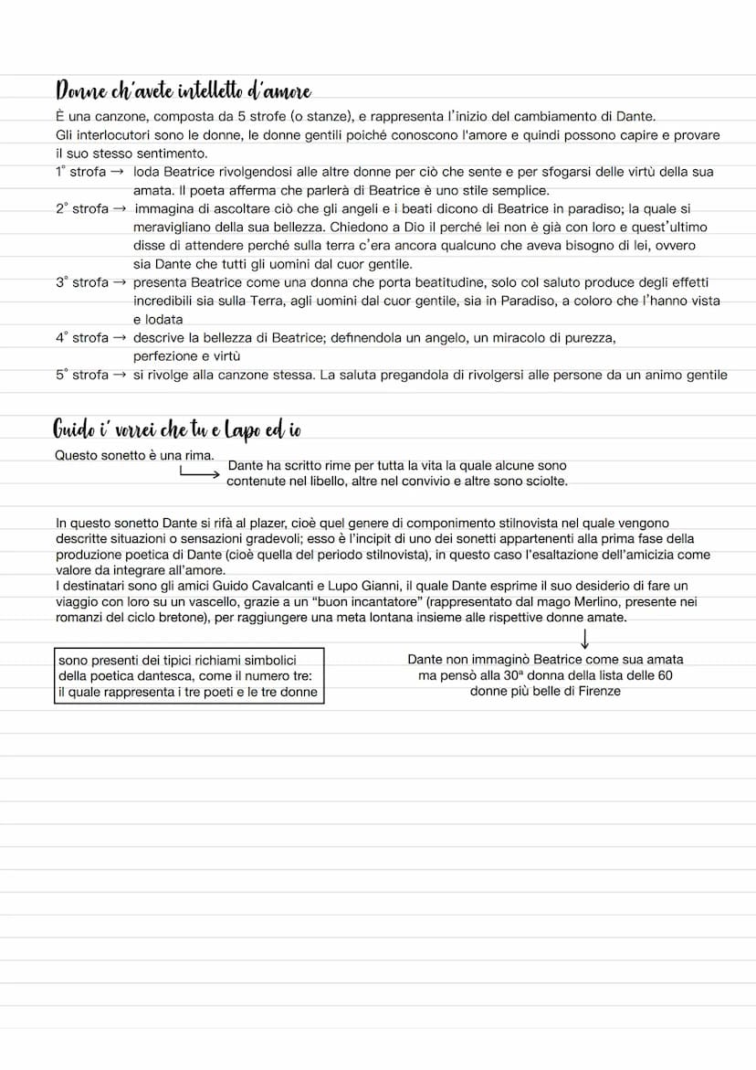 DANTE
nacque a Firenze (1265) da 2 esponenti della nobiltà cittadina
la madre morì
durante la sua
giovinezza
✓
ella era identificata dal poe