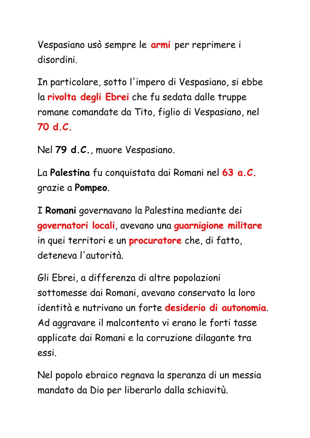La Dinastia Flavia
Nerone non aveva figli, quindi alla sua morte venne a
mancare un legittimo successore.
La mancanza di un successore portò
