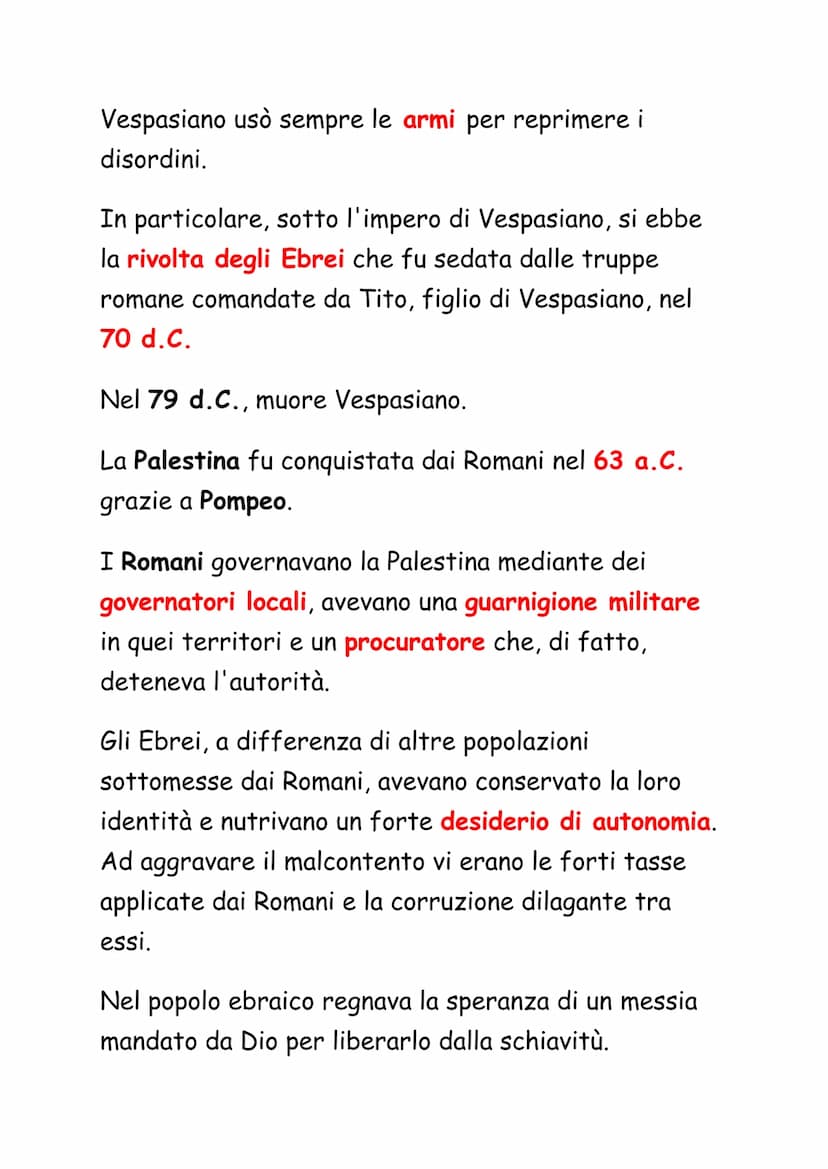 La Dinastia Flavia
Nerone non aveva figli, quindi alla sua morte venne a
mancare un legittimo successore.
La mancanza di un successore portò