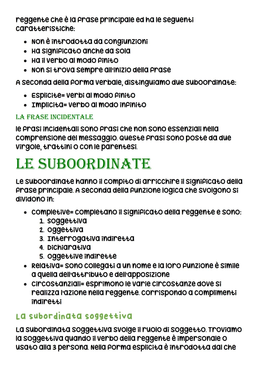 Analisi del periodo
La coordinazione o paratassi Stabilisce un rapporto di Sintassi
mettendole sullo stesso piano di significato. La coordin