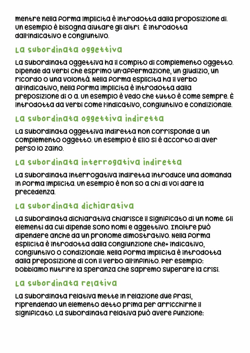 Analisi del periodo
La coordinazione o paratassi Stabilisce un rapporto di Sintassi
mettendole sullo stesso piano di significato. La coordin