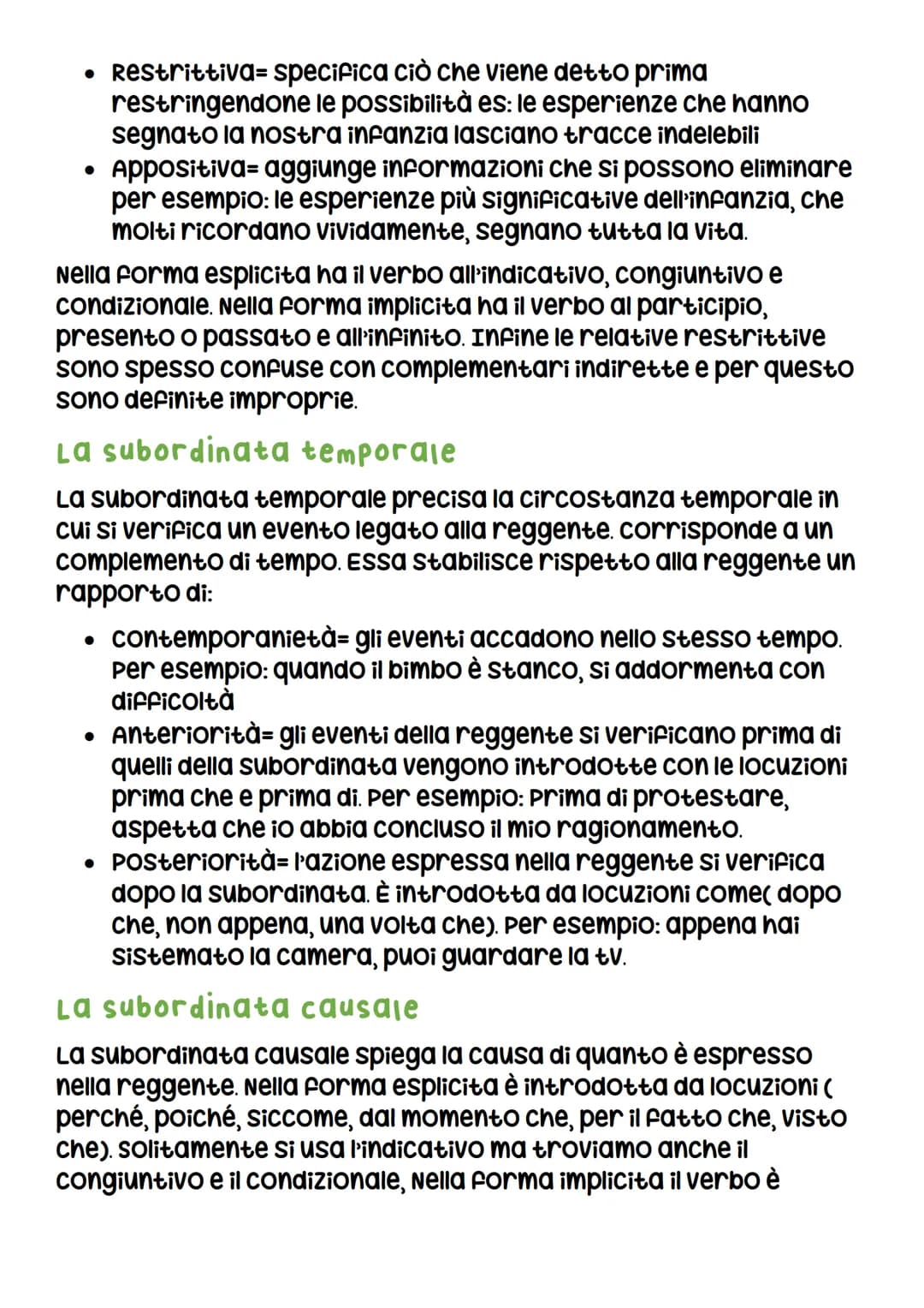 Analisi del periodo
La coordinazione o paratassi Stabilisce un rapporto di Sintassi
mettendole sullo stesso piano di significato. La coordin