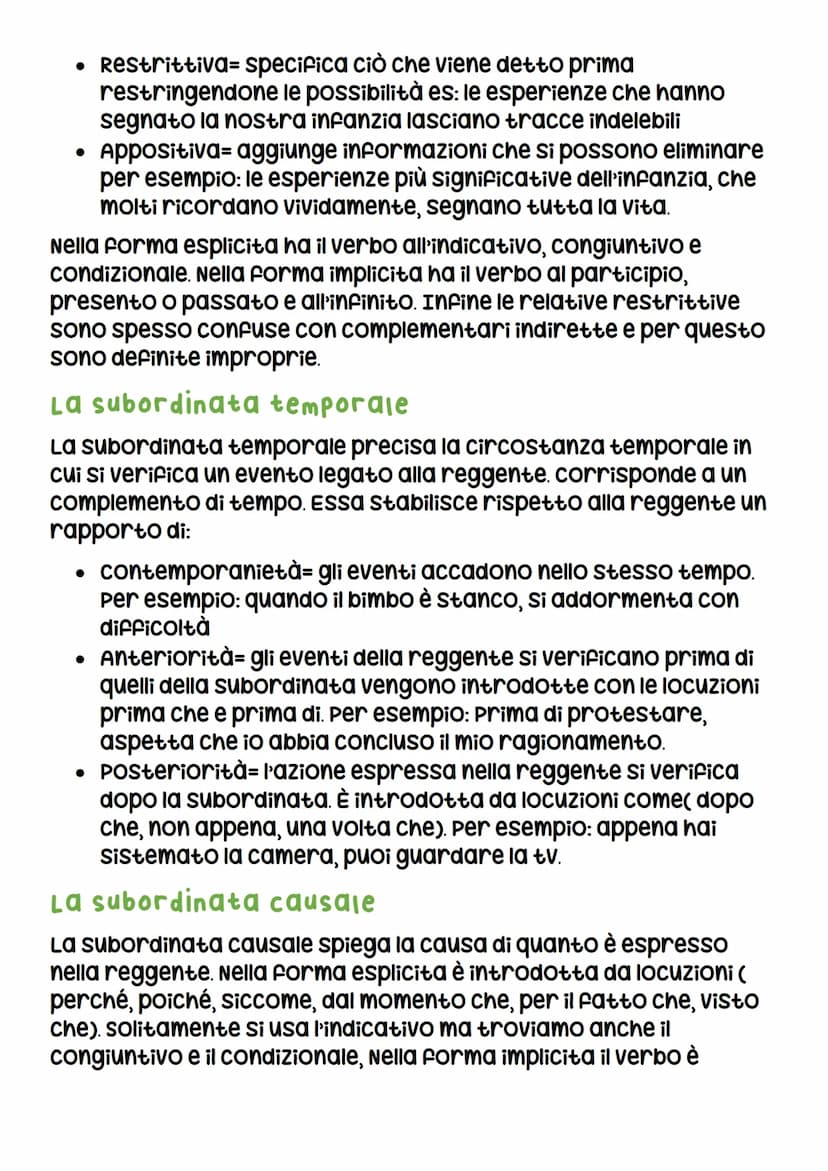 Analisi del periodo
La coordinazione o paratassi Stabilisce un rapporto di Sintassi
mettendole sullo stesso piano di significato. La coordin