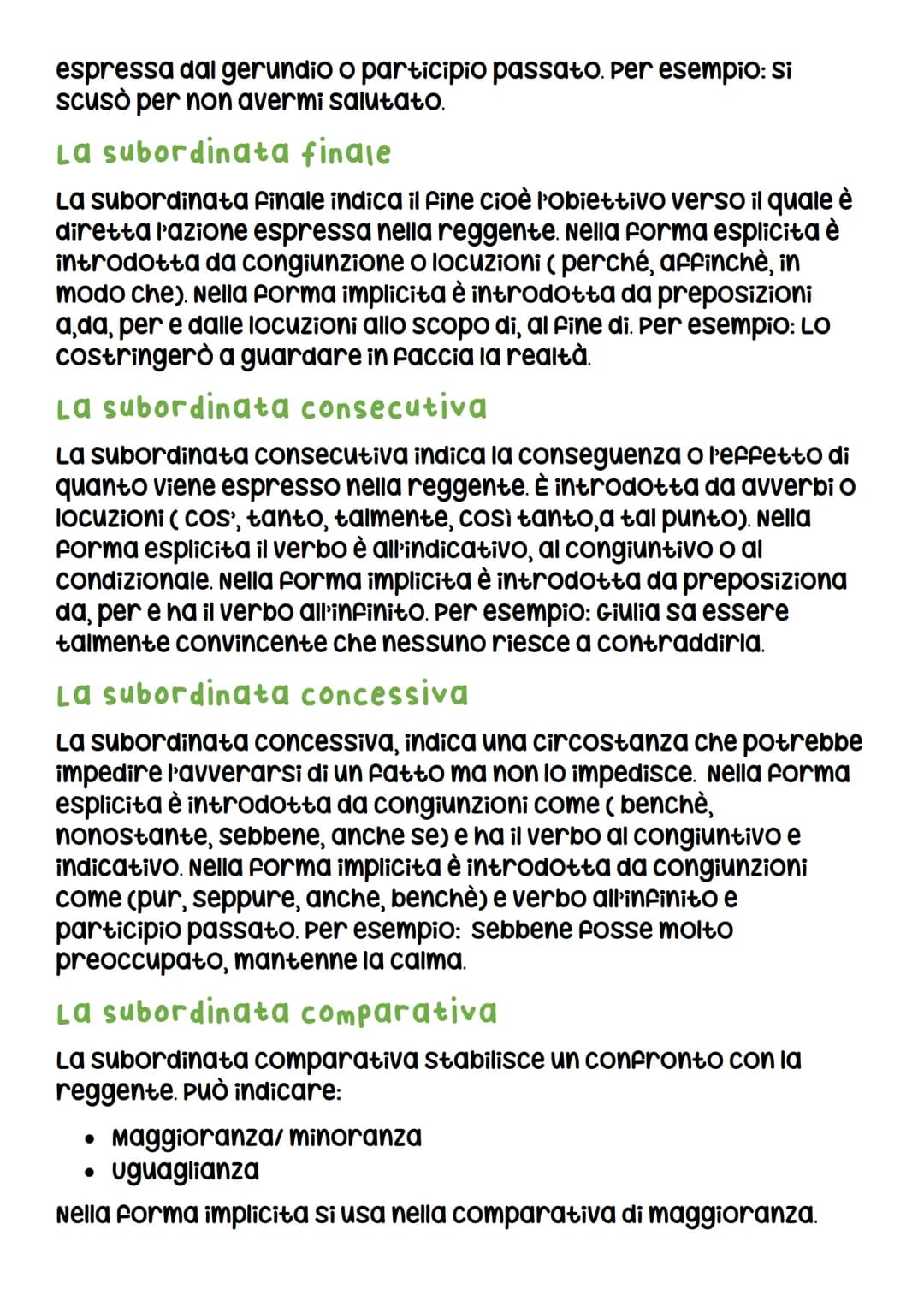 Analisi del periodo
La coordinazione o paratassi Stabilisce un rapporto di Sintassi
mettendole sullo stesso piano di significato. La coordin