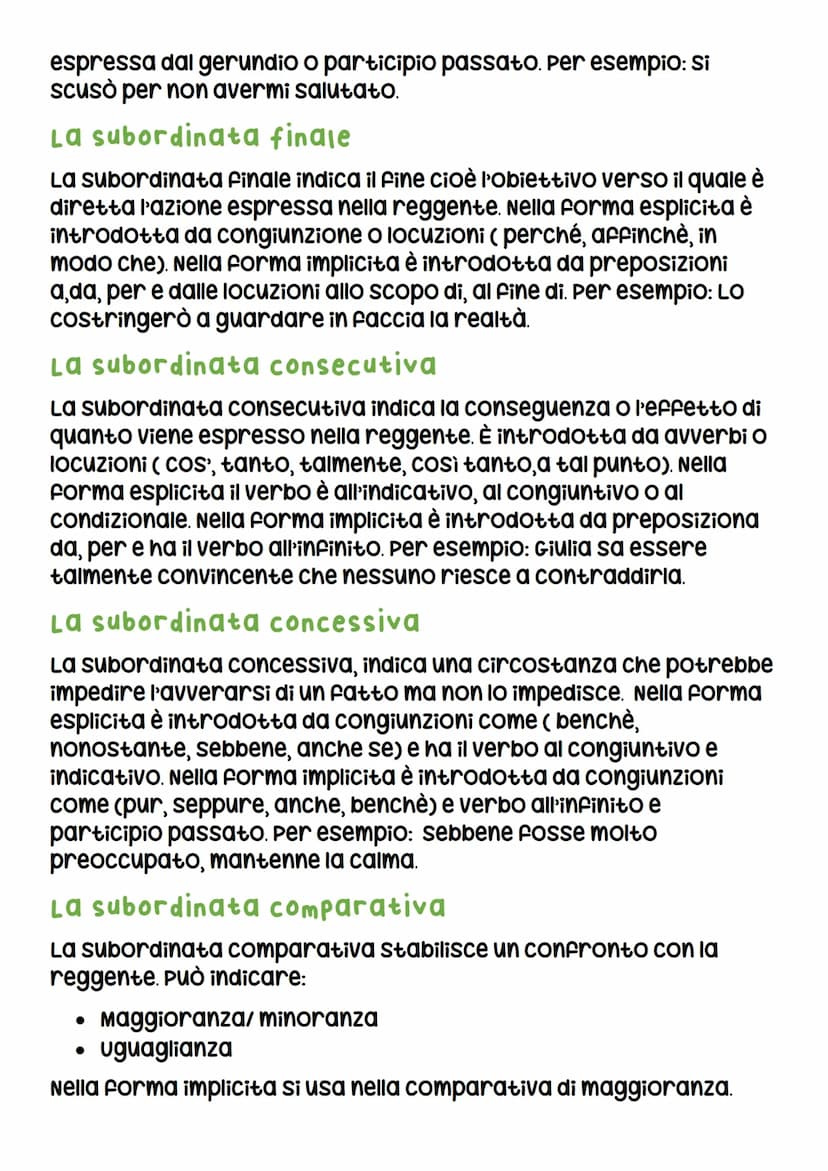 Analisi del periodo
La coordinazione o paratassi Stabilisce un rapporto di Sintassi
mettendole sullo stesso piano di significato. La coordin