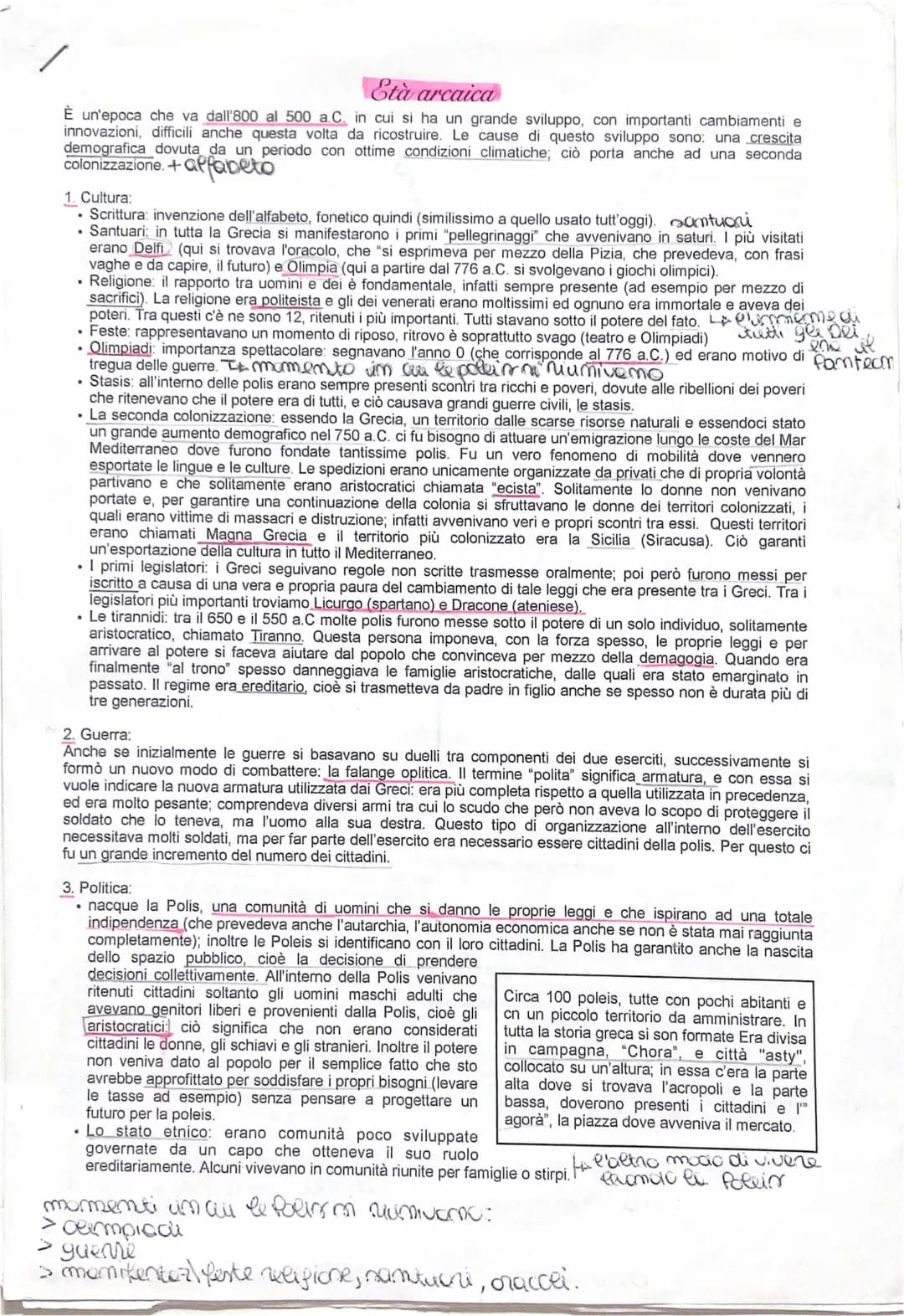 età arcaica, Sparta e Atene