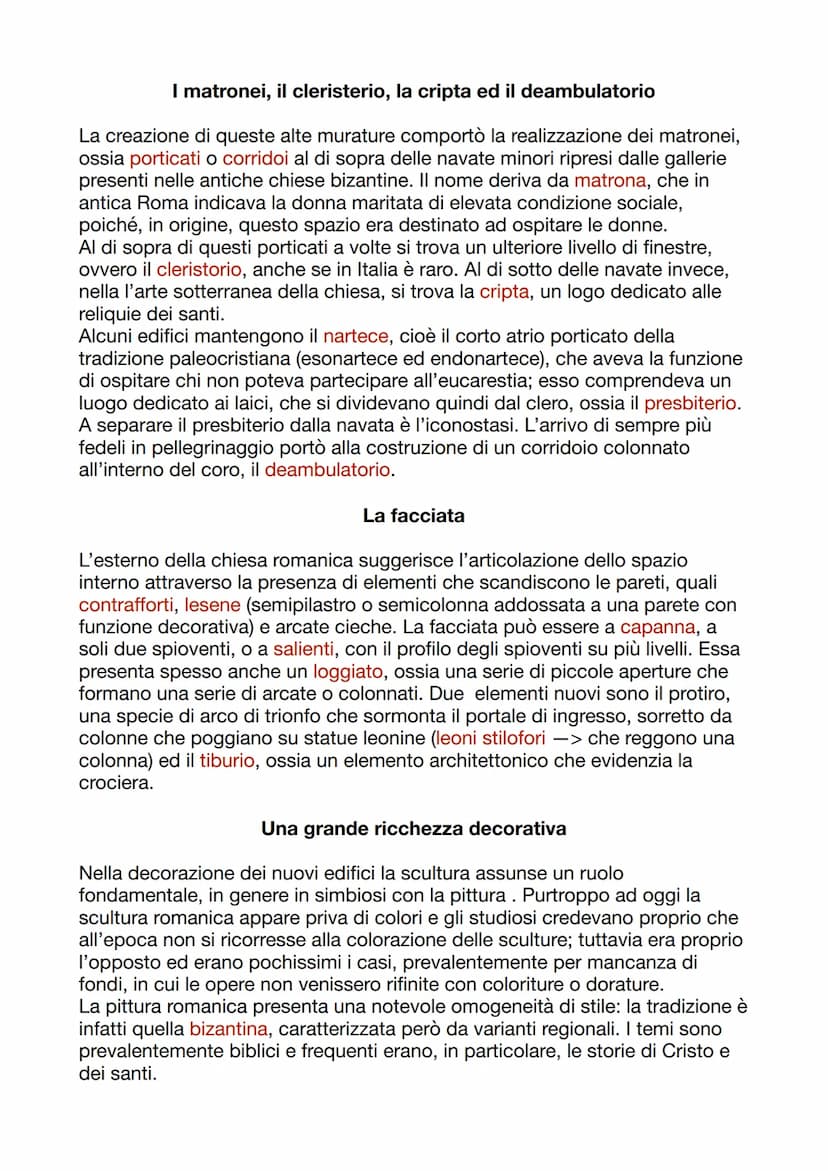Il Romanico
DALLA FINE DEL 1000 ALLA METÀ DEL 1200
(XI-XII)
A caratterizzare l'anno mille furono le diverse trasformazioni culturali,
politi