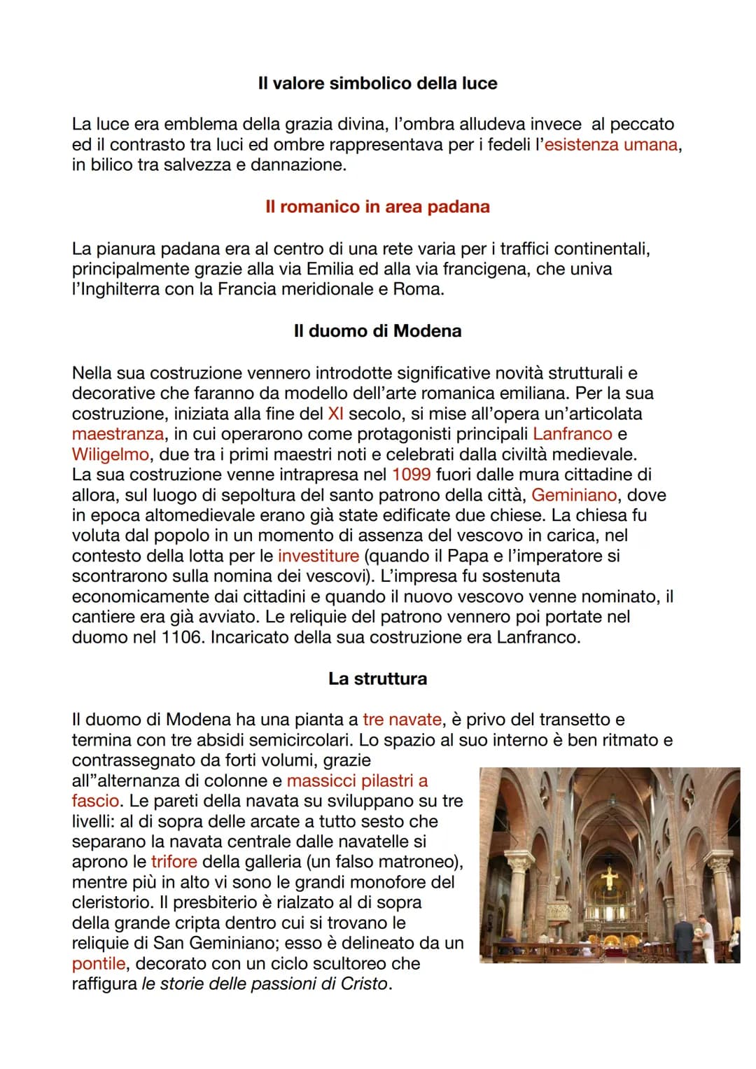 Il Romanico
DALLA FINE DEL 1000 ALLA METÀ DEL 1200
(XI-XII)
A caratterizzare l'anno mille furono le diverse trasformazioni culturali,
politi