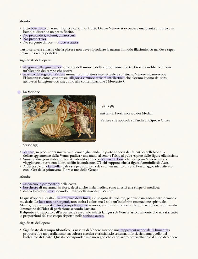 Biografia
Sandro Botticelli
Nasce nel 1445 a Firenze. Era figlio di un conciatori di pelli e fratello di un
abile orafo, a quest'ultimo deve