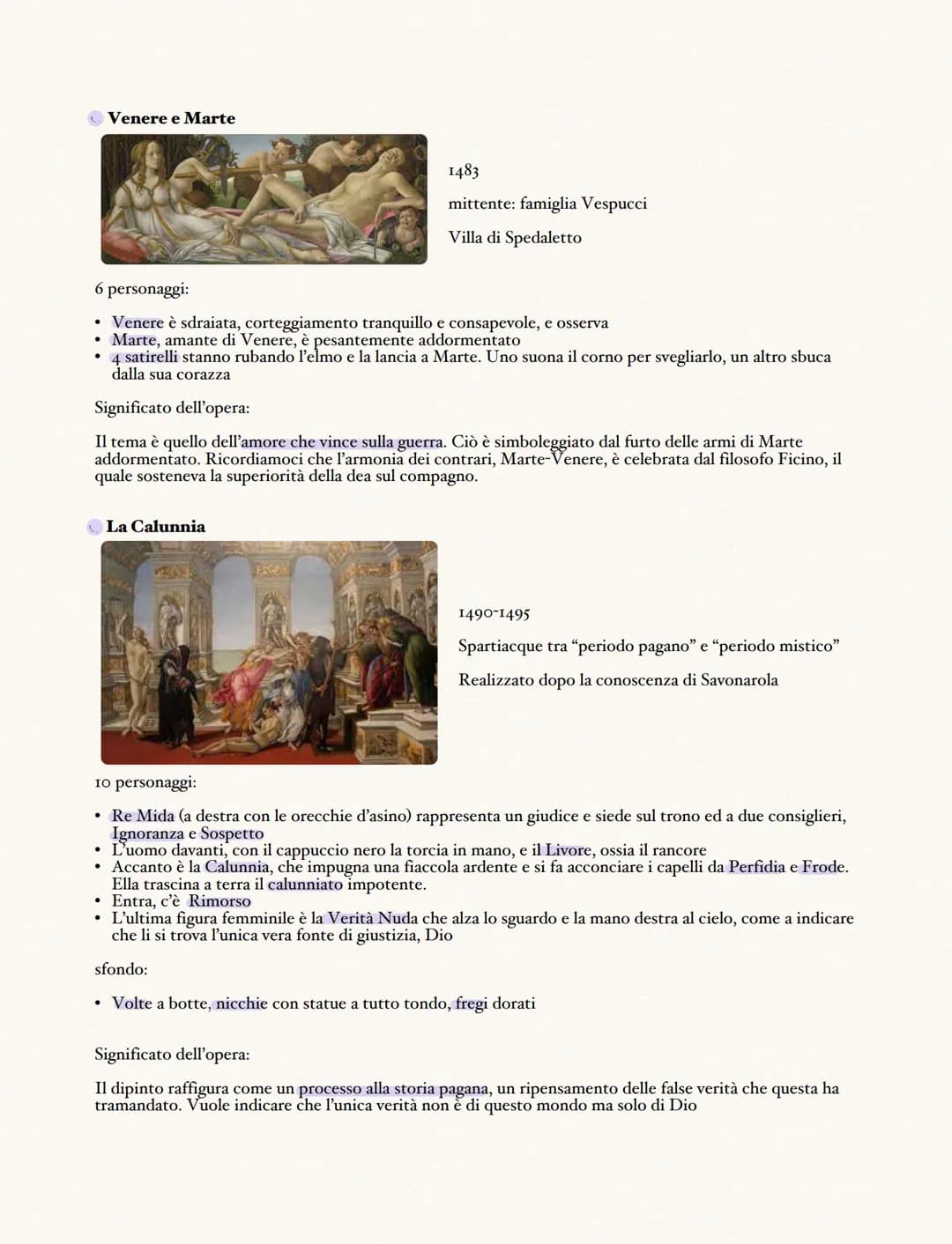 Biografia
Sandro Botticelli
Nasce nel 1445 a Firenze. Era figlio di un conciatori di pelli e fratello di un
abile orafo, a quest'ultimo deve