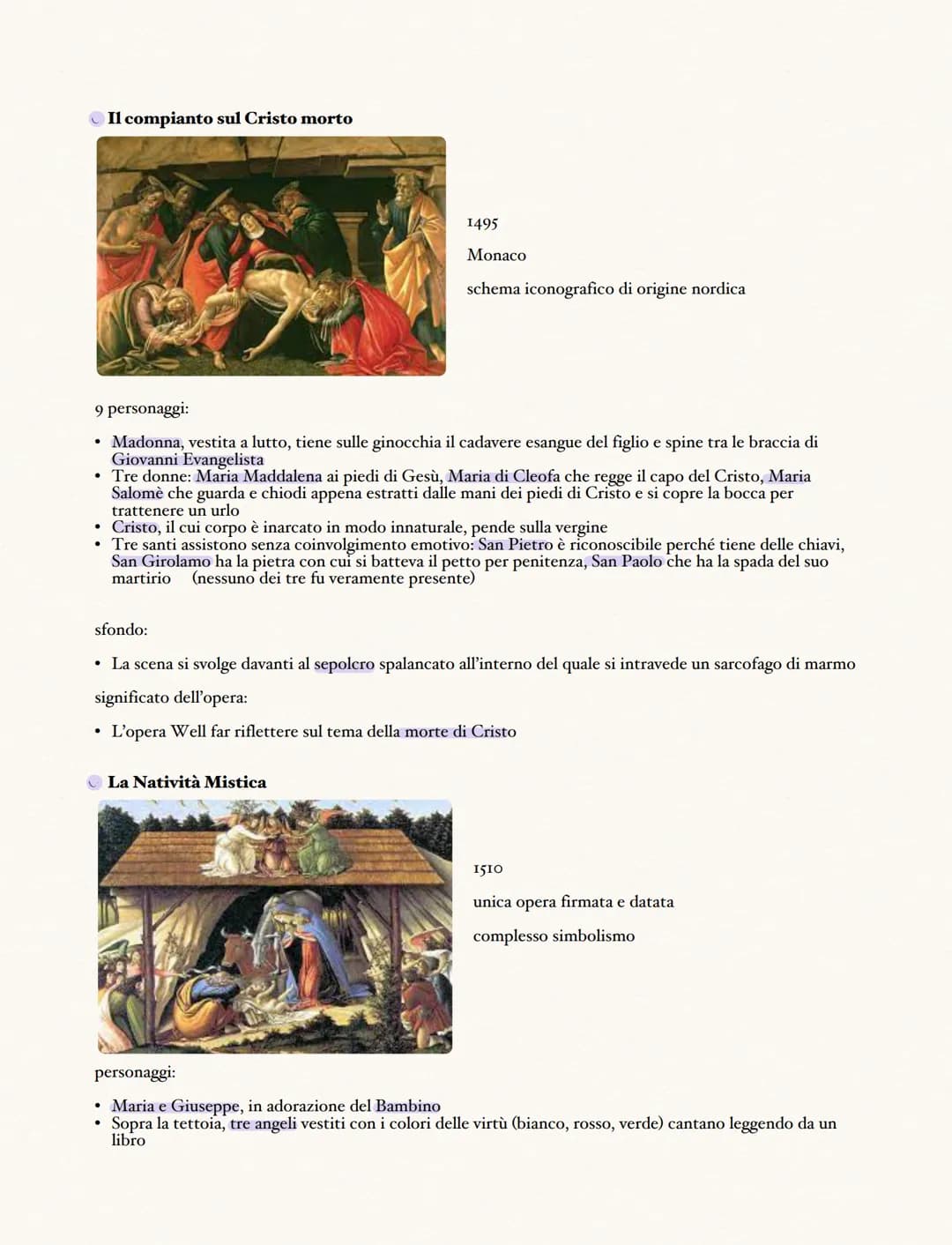 Biografia
Sandro Botticelli
Nasce nel 1445 a Firenze. Era figlio di un conciatori di pelli e fratello di un
abile orafo, a quest'ultimo deve