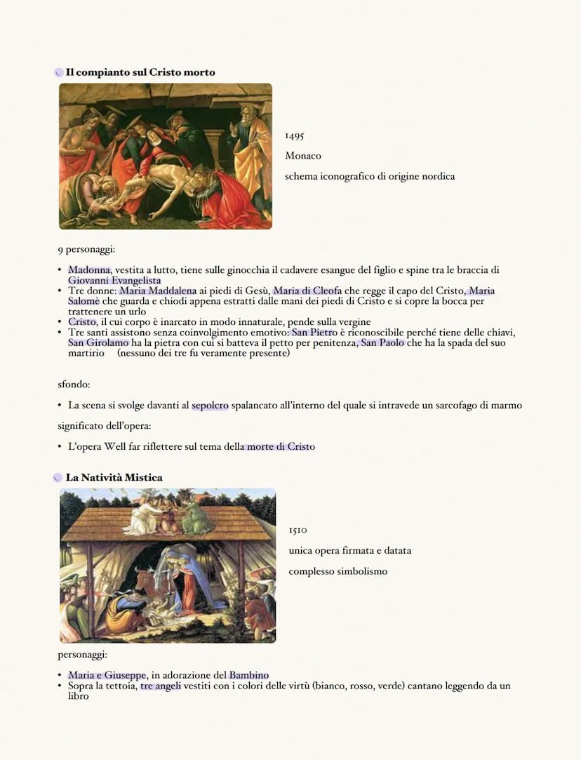 Biografia
Sandro Botticelli
Nasce nel 1445 a Firenze. Era figlio di un conciatori di pelli e fratello di un
abile orafo, a quest'ultimo deve