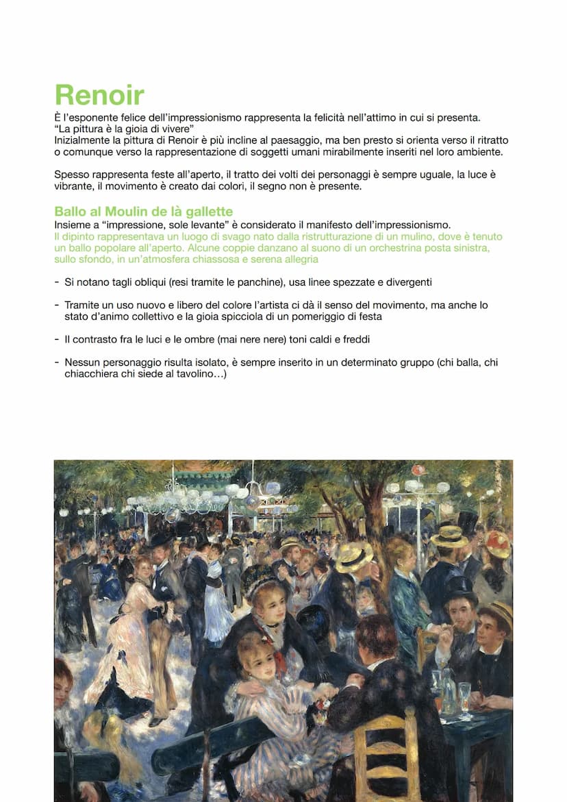 Impressionismo
movimento pittorico nato in Francia nella seconda metà del 19esimo secolo.
Claude Monet è l'autore del dipinto "Impression, s