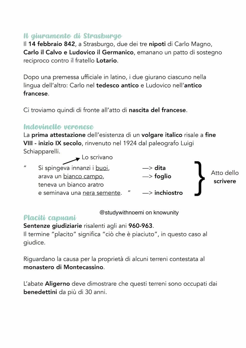 Il Medioevo
@studywithnoemi
on knowunity
Cosa si intende per Medioevo
Il nome Medioevo si deve agli Umanisti della prima metà del
Quattrocen