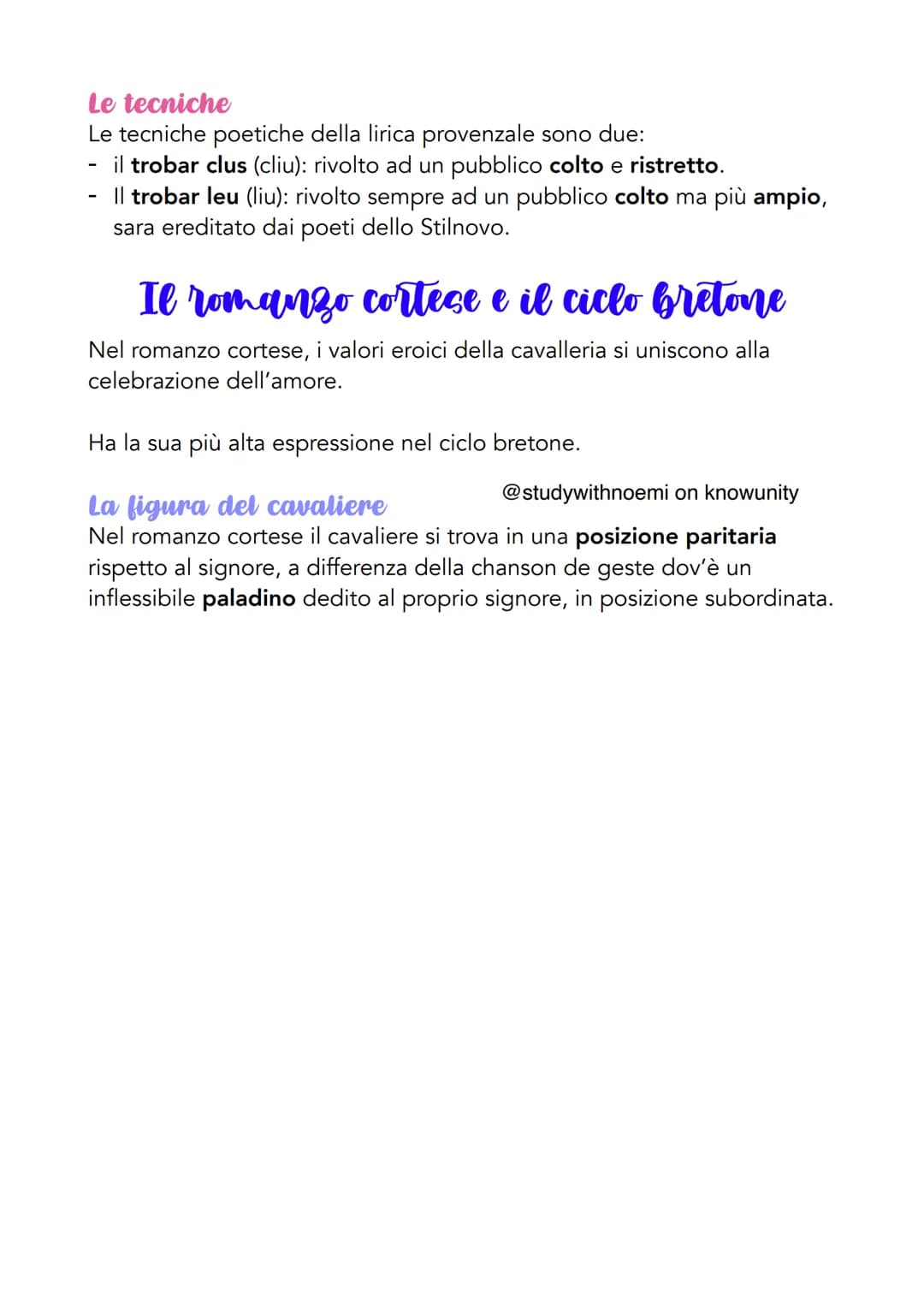 Il Medioevo
@studywithnoemi
on knowunity
Cosa si intende per Medioevo
Il nome Medioevo si deve agli Umanisti della prima metà del
Quattrocen