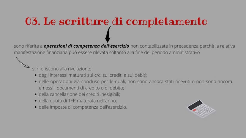LE SCRITTURE DI ASSESTAMENTO
1
الاسل
Annual financial account 2019
CN
(MRC M-
7
C
AC
0
TAX-
4
5
1
00
6
2
3 Alla fine di ogni periodo amminis