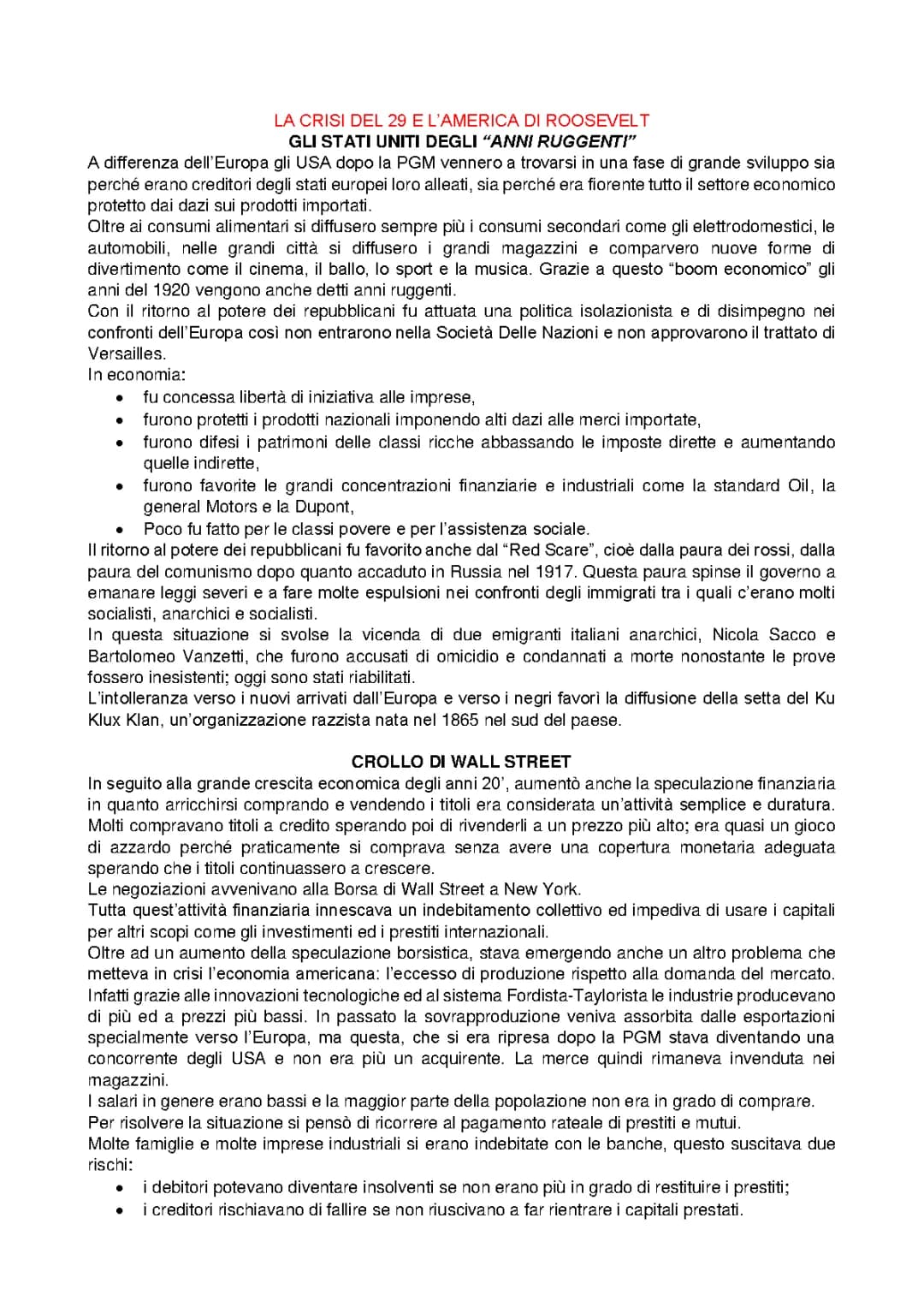 La crisi del '29: riassunto e spiegazione facile per ragazzi - Il New Deal e la teoria di Keynes