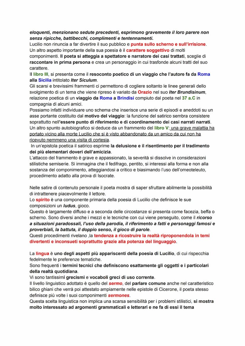 Lucilio
Gaio Lucilio nasce a Suessa Aurunca, città del Lazio al confine con la Campania, da una
famiglia nobile appartenente al ceto equestr