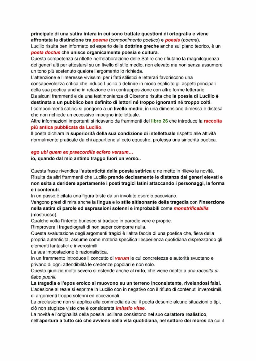 Lucilio
Gaio Lucilio nasce a Suessa Aurunca, città del Lazio al confine con la Campania, da una
famiglia nobile appartenente al ceto equestr
