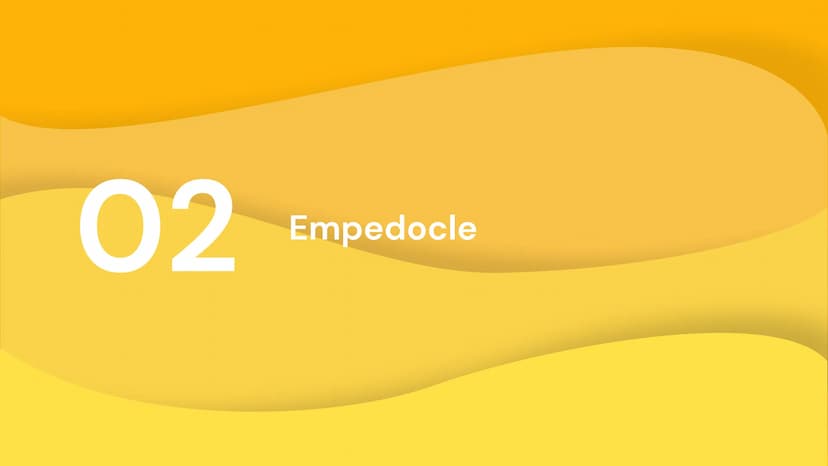 Empedocle e
Anassagora: i
fisici pluralisti
Presentazione a cura di Raponi Maria Alice indice
I fisici pluralisti
Empedocle
Anassagora 01
I 