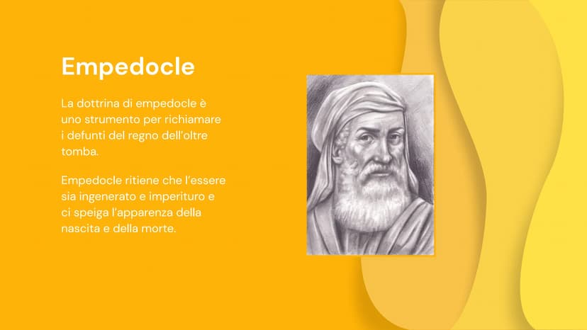 Empedocle e
Anassagora: i
fisici pluralisti
Presentazione a cura di Raponi Maria Alice indice
I fisici pluralisti
Empedocle
Anassagora 01
I 