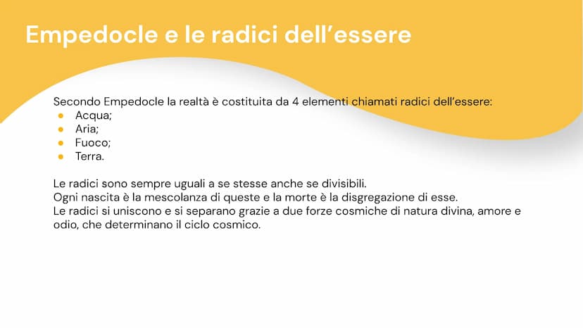 Empedocle e
Anassagora: i
fisici pluralisti
Presentazione a cura di Raponi Maria Alice indice
I fisici pluralisti
Empedocle
Anassagora 01
I 