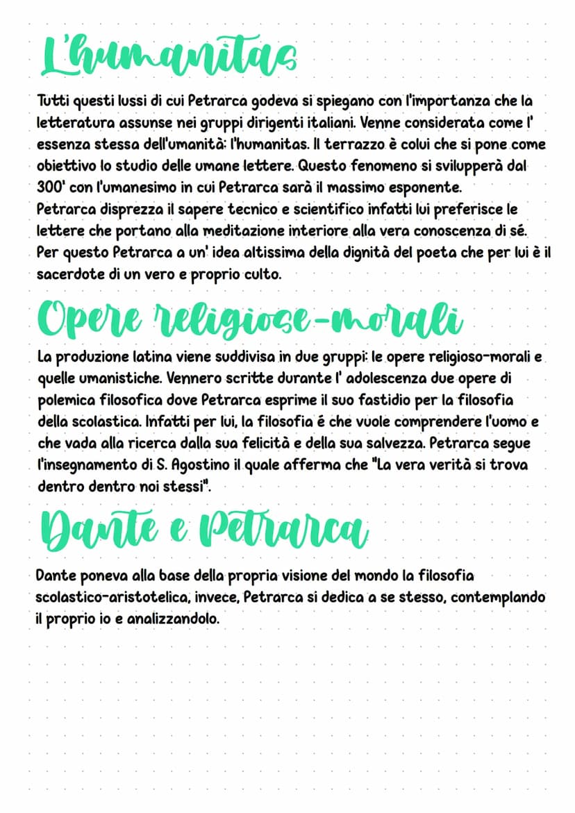 Francesco Petrarca
Come Dante e Boccaccio, francesco Petrarca sarà uno dei massimi esponenti
della letteratura italiana. Viene considerato u