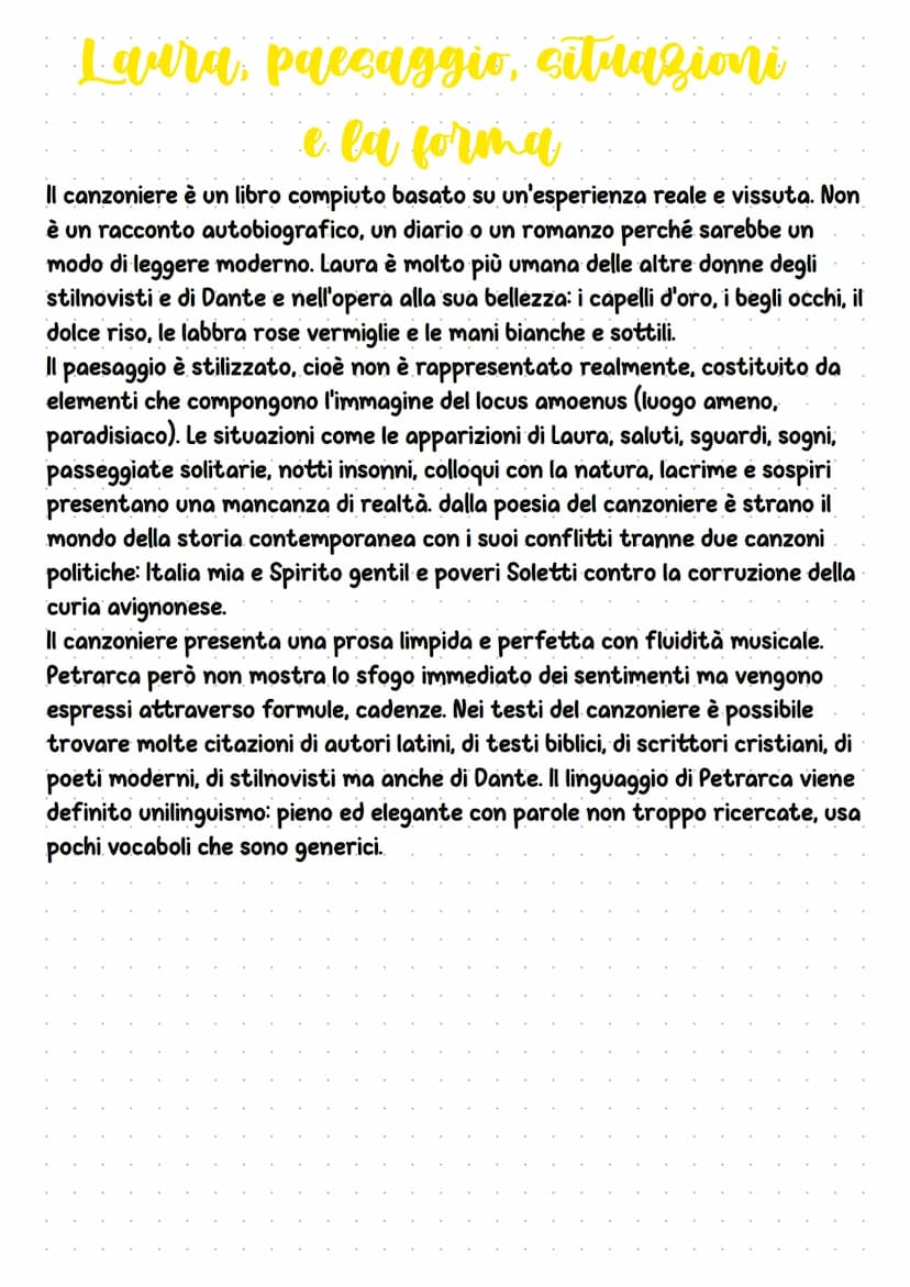 Francesco Petrarca
Come Dante e Boccaccio, francesco Petrarca sarà uno dei massimi esponenti
della letteratura italiana. Viene considerato u