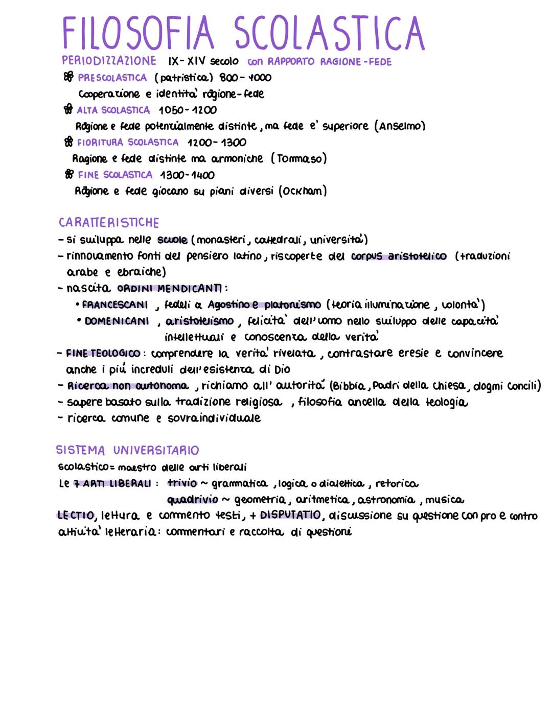 FILOSOFIA PATRISTICA
PERIODIZZAZIONE
Medioevo, III secolo XIV secolo FILOSOFIA CRISTIANA (centralita' fede):
PATRISTICA I~VIII secolo APOLOG
