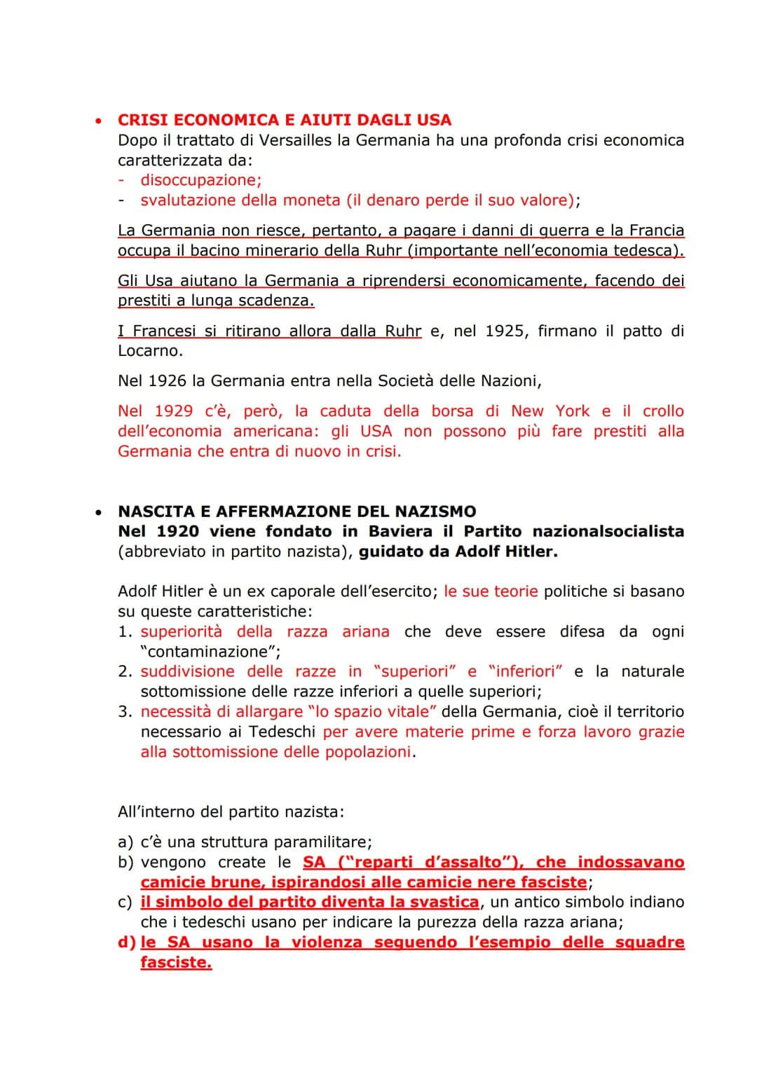 ●
L'ASCESA DEL FASCISMO IN ITALIA
IL DOPOGUERRA IN ITALIA - 1919
Nel dopoguerra in Italia ci sono gravi problemi economici e difficoltà
soci