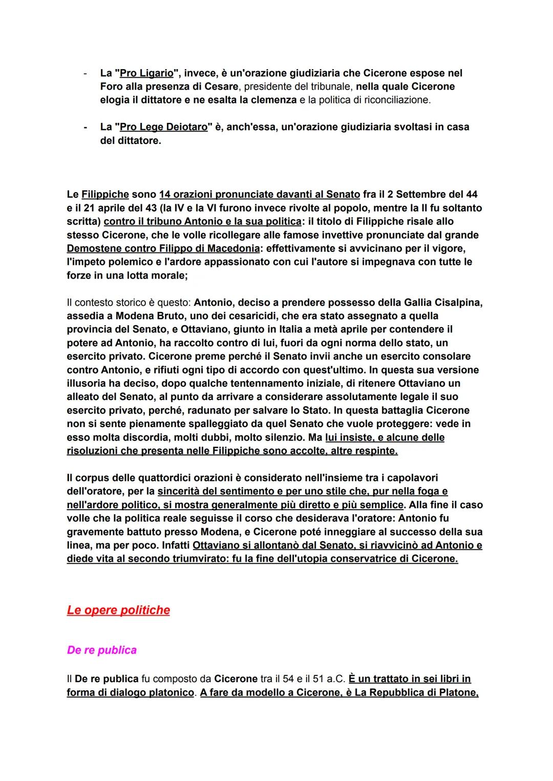 Latino
Cicerone
La vita:
Marco Tullio Cicerone (Marcus Tullius Cicero in latino) nasce il 3 gennaio del 106 a.C. a
Ponte Olmo, in Italia, a 