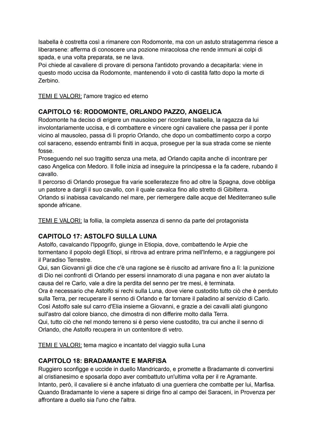 ORLANDO FURIOSO
CAPITOLO 1: ANGELICA, PRINCIPESSA DEL CATAI, FUGGE DAL CAVALIERE
RINALDO INNAMORATO DI LEI
Angelica, principessa del Catai, 