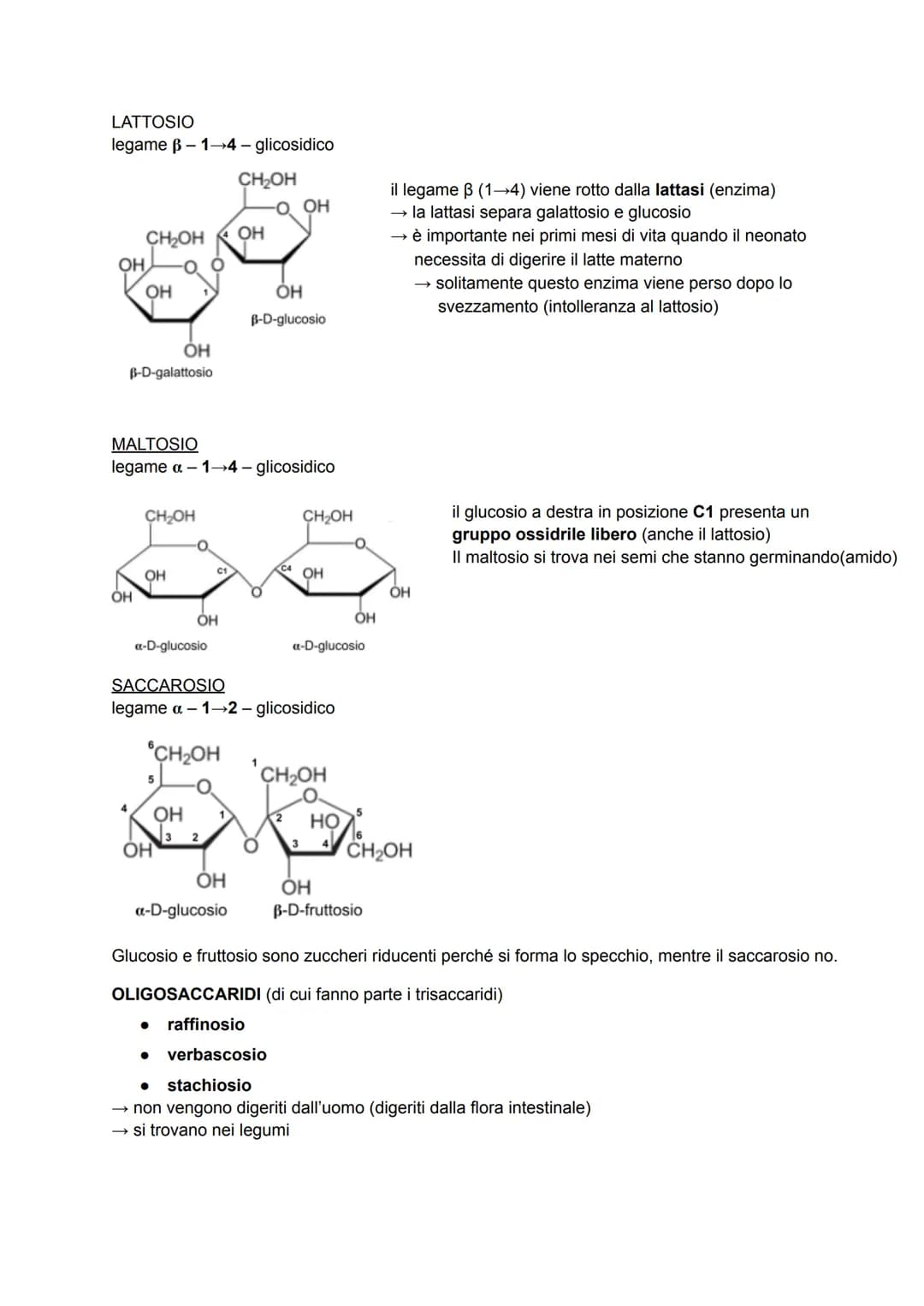 CARBOIDRATI
anche detti glucidi o idrati del carbonio → formula generale C₁(H₂O)
sono composti ternari (costituiti da 3 elementi diversi: C,