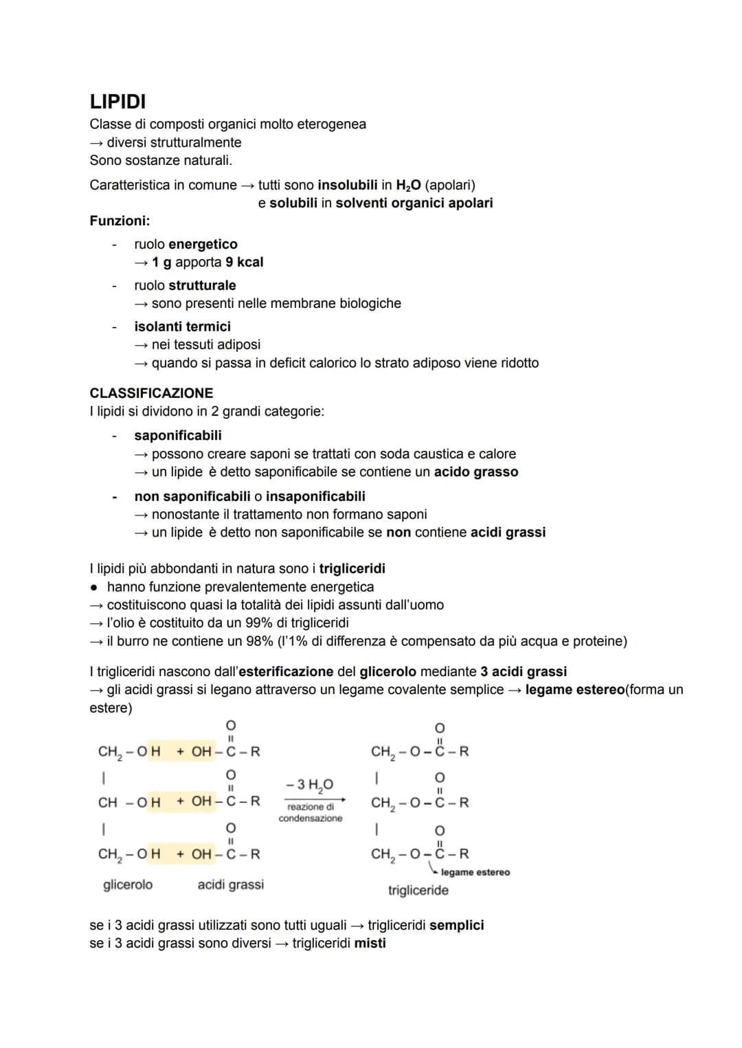 CARBOIDRATI
anche detti glucidi o idrati del carbonio → formula generale C₁(H₂O)
sono composti ternari (costituiti da 3 elementi diversi: C,