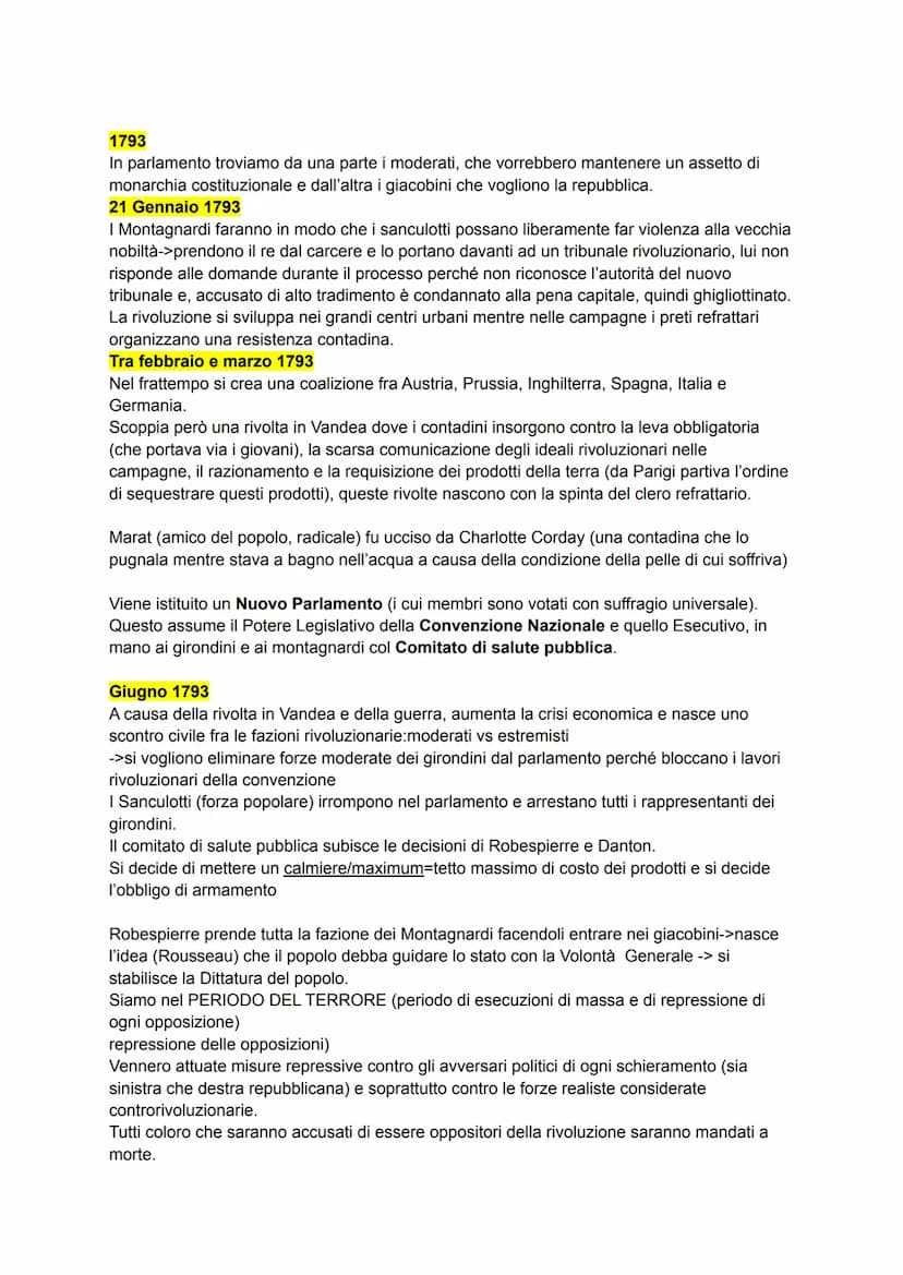 Rivoluzione cambiamento radicale di una situazione preesistente che muta in modo
permanente e definitivo.
Per quanto riguarda le più famose 