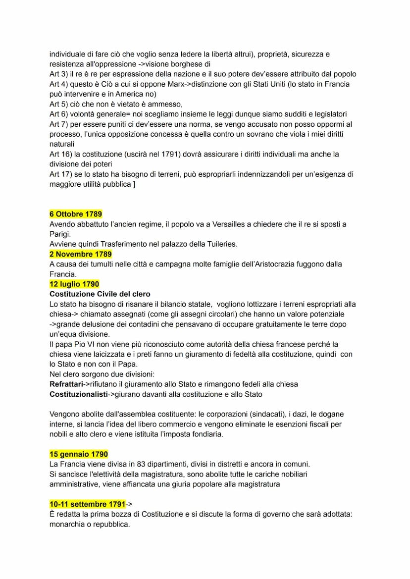 Rivoluzione cambiamento radicale di una situazione preesistente che muta in modo
permanente e definitivo.
Per quanto riguarda le più famose 