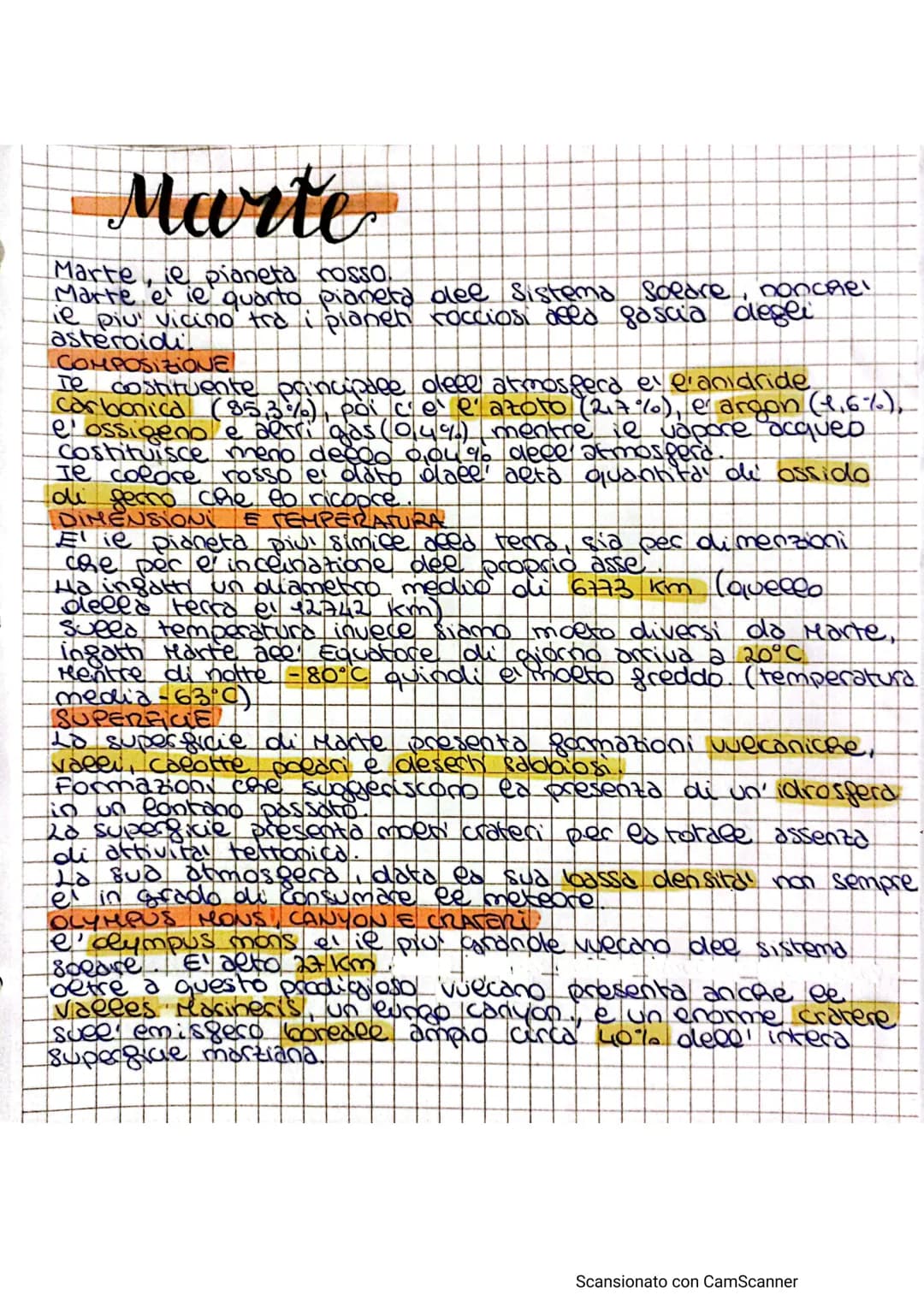 Marte
Marte, e pianeta rosso.
Marte e' ie quarto pianeta olee Sistema Soldre, nonche'
ie più vicino tra i planen rocciosi deld gascia degli
