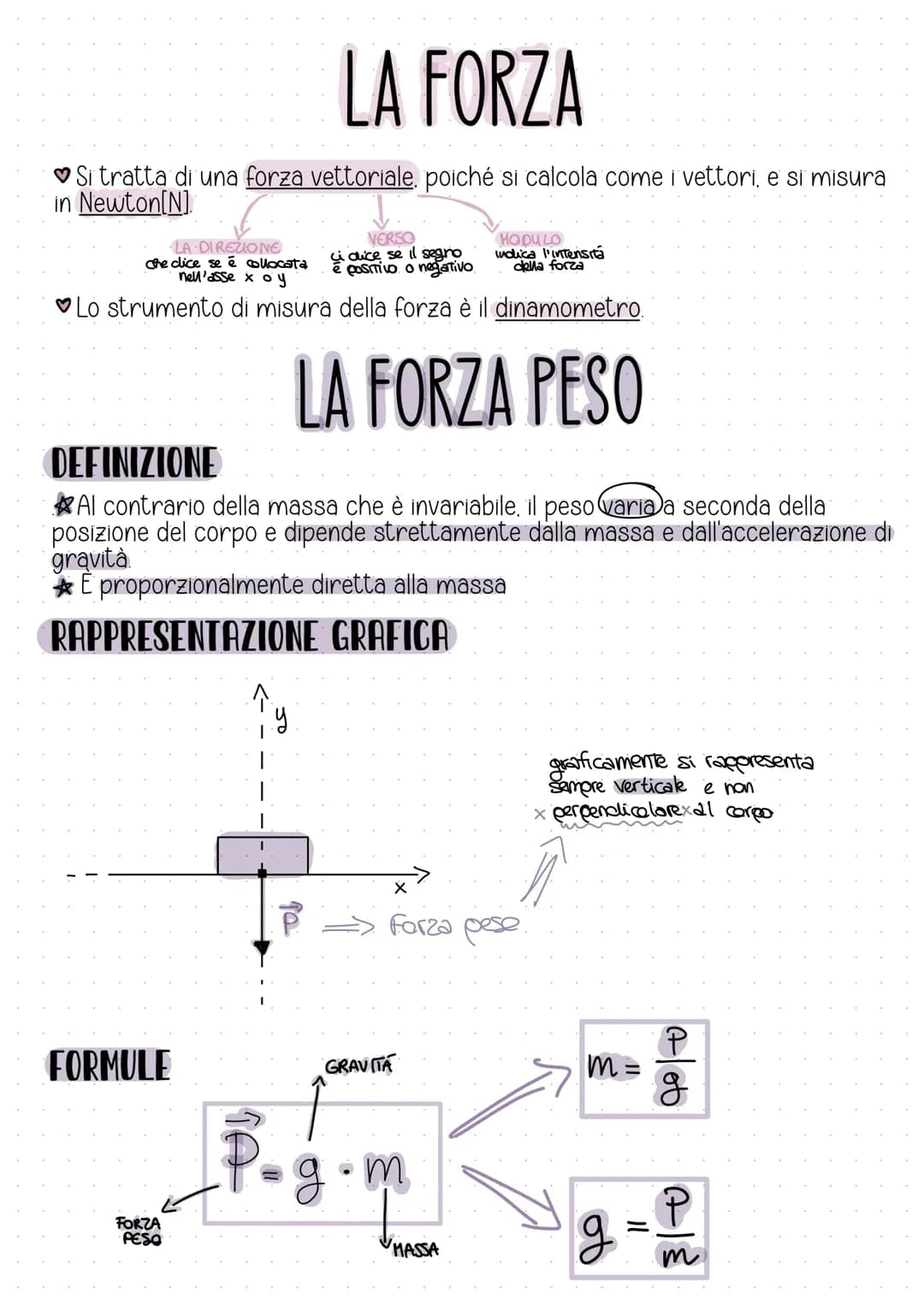LE FORZE E L’EQUILIBRIO