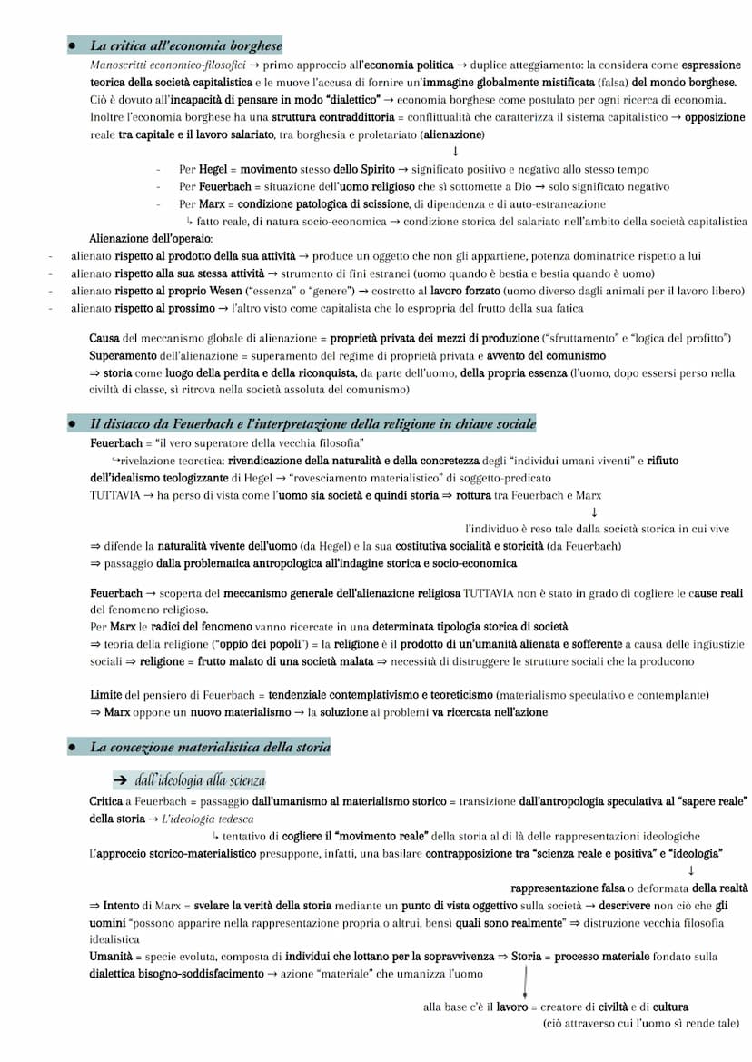 Feuerbach
● Destra e sinistra hegeliana: caratteri generali
1831 Hegel muore → divisione tra "vecchi hegeliani" e "giovani hegeliani"
1837 →