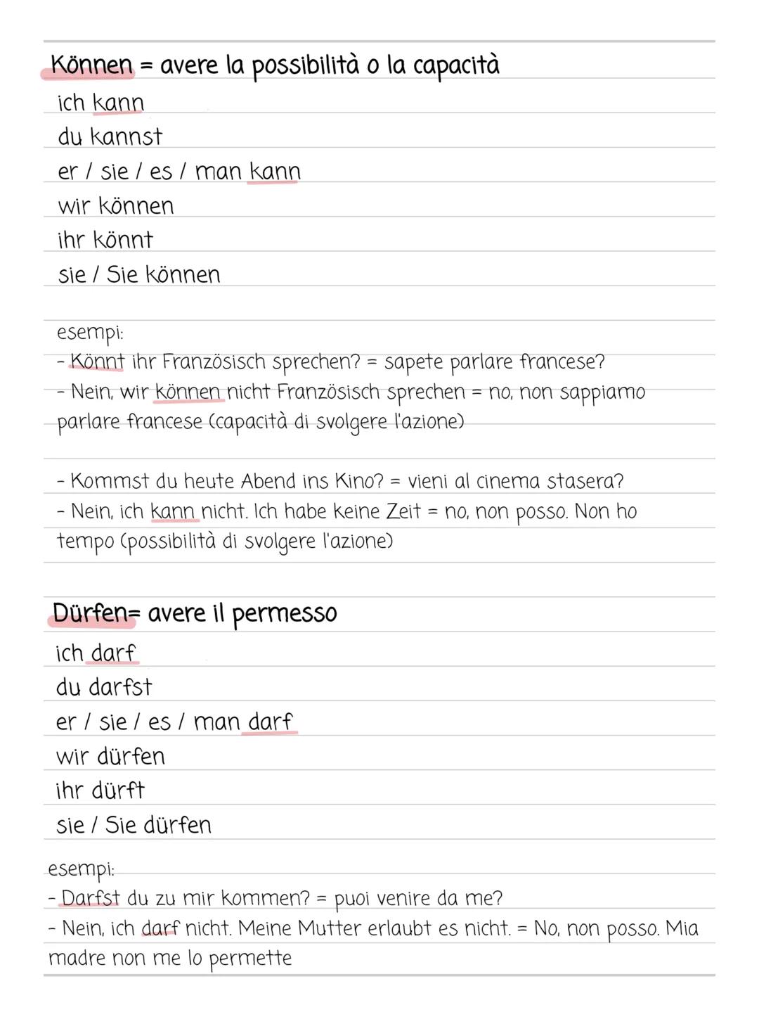 volere
DIE MODALVERBEN
1
potere
/\
"möchten" wollen
können dürfen
dovere
Wollen = volere (più forte)
ich will
du willst
er/sie/es/ man will
