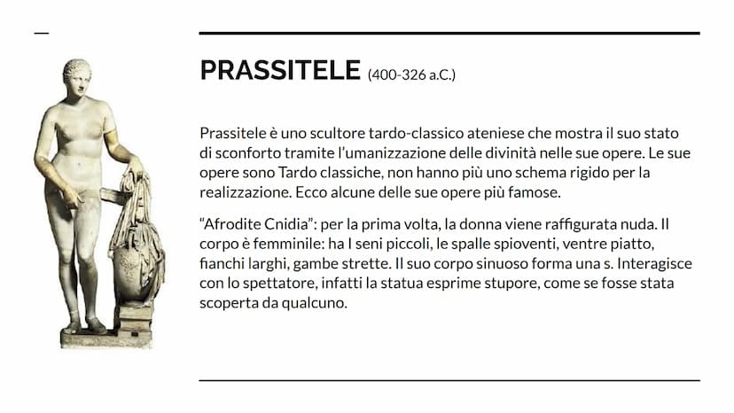 L'ARTE GRECA
Dal XII secolo a.C. al 31 a.C. Periodo di formazione
(dal XII alla metà del VII secolo a.C.)
Questo periodo è suddiviso in:
● p