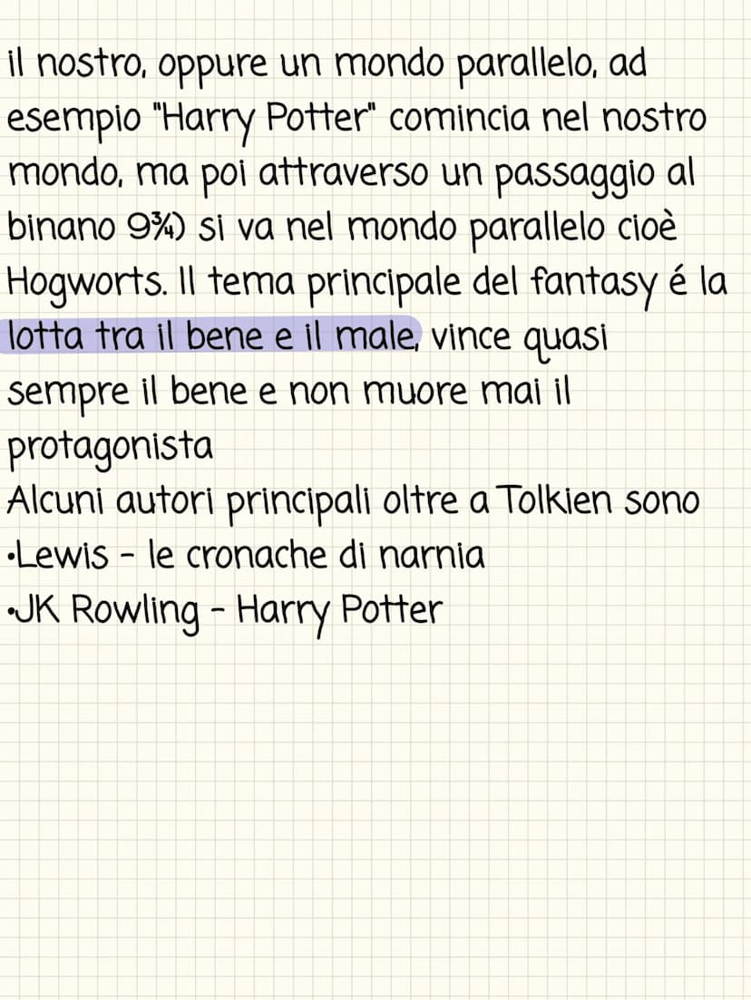 il fantasy
Il fantasy é un genere abbastanza
recente, nfatti nasce nel '900 e diventa
celebre negli anni settanta. Il suo autore
principale 