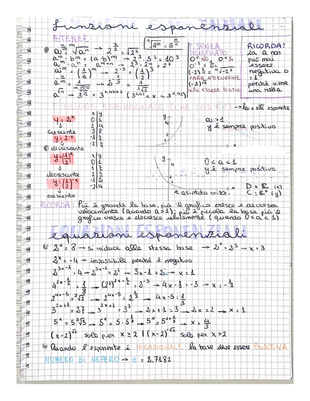 Impara le Equazioni e Disequazioni Esponenziali e Logaritmiche: PDF ed Esercizi Svolti