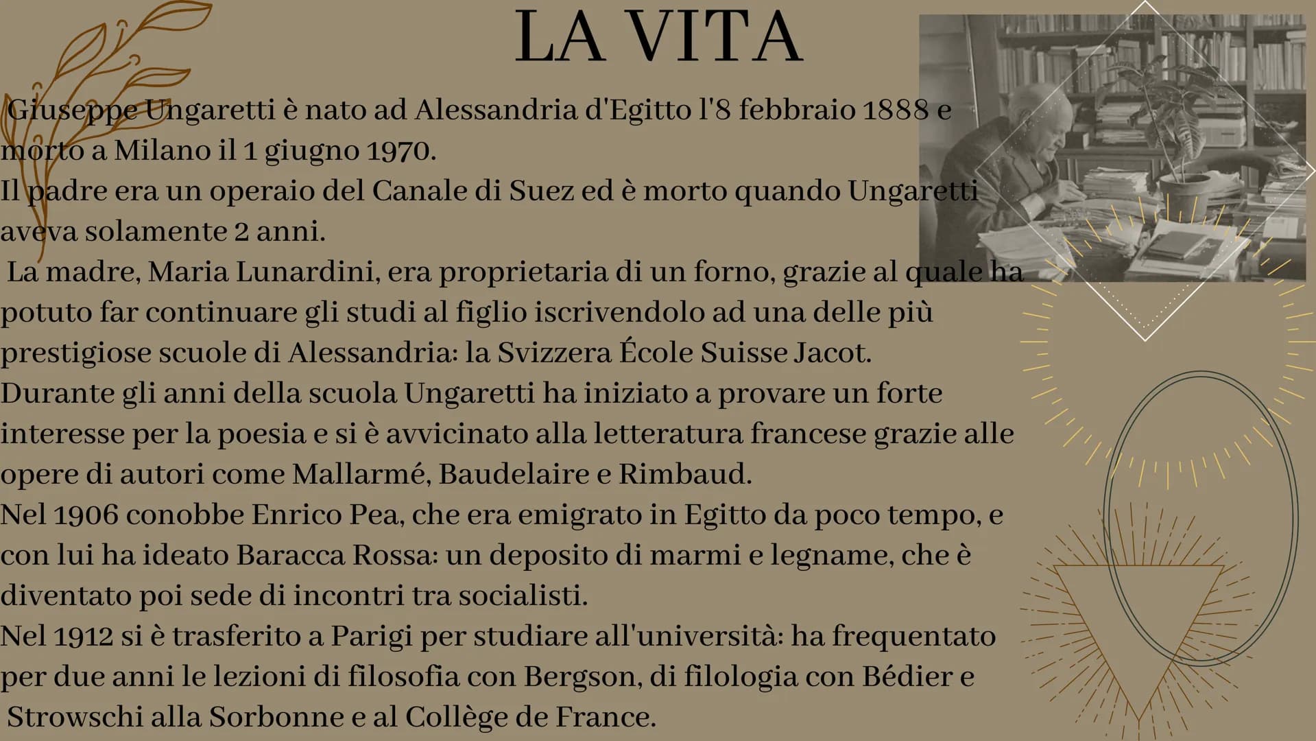 or esta
Seus
GIUSEPPE UNGARETTI
1
La vita e le opere
da Universidade de Paris, reunidas para
que haviam chegado as Faculdades
Nesse interim,